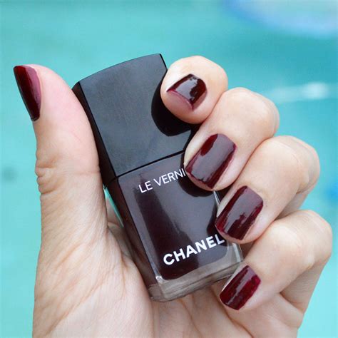 chanel rouge noor|Chanel Noir rouge nail polish.